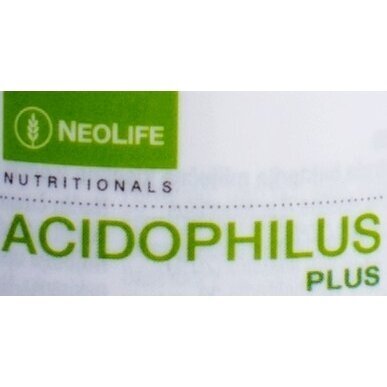 Acidophilus Plus, Food supplement Neolife