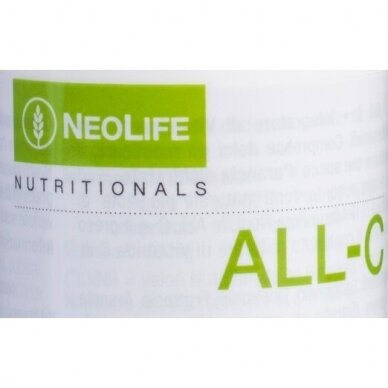 „All C“, vitamino C maisto papildas, kramtomosios tabletės Neolife 3