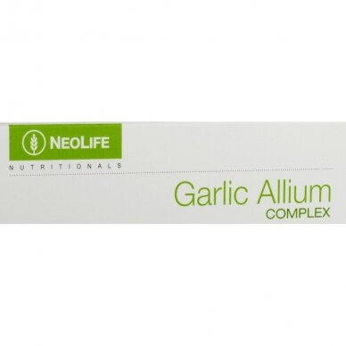 Garlic Allium Complex, Garlic and Onion Supplement Neolife 3