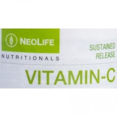 „Sustained Release Vitamin C“, vitamino C maisto papildas Neolife 3