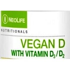 Vegan D, vitamino D maisto papildas Neolife